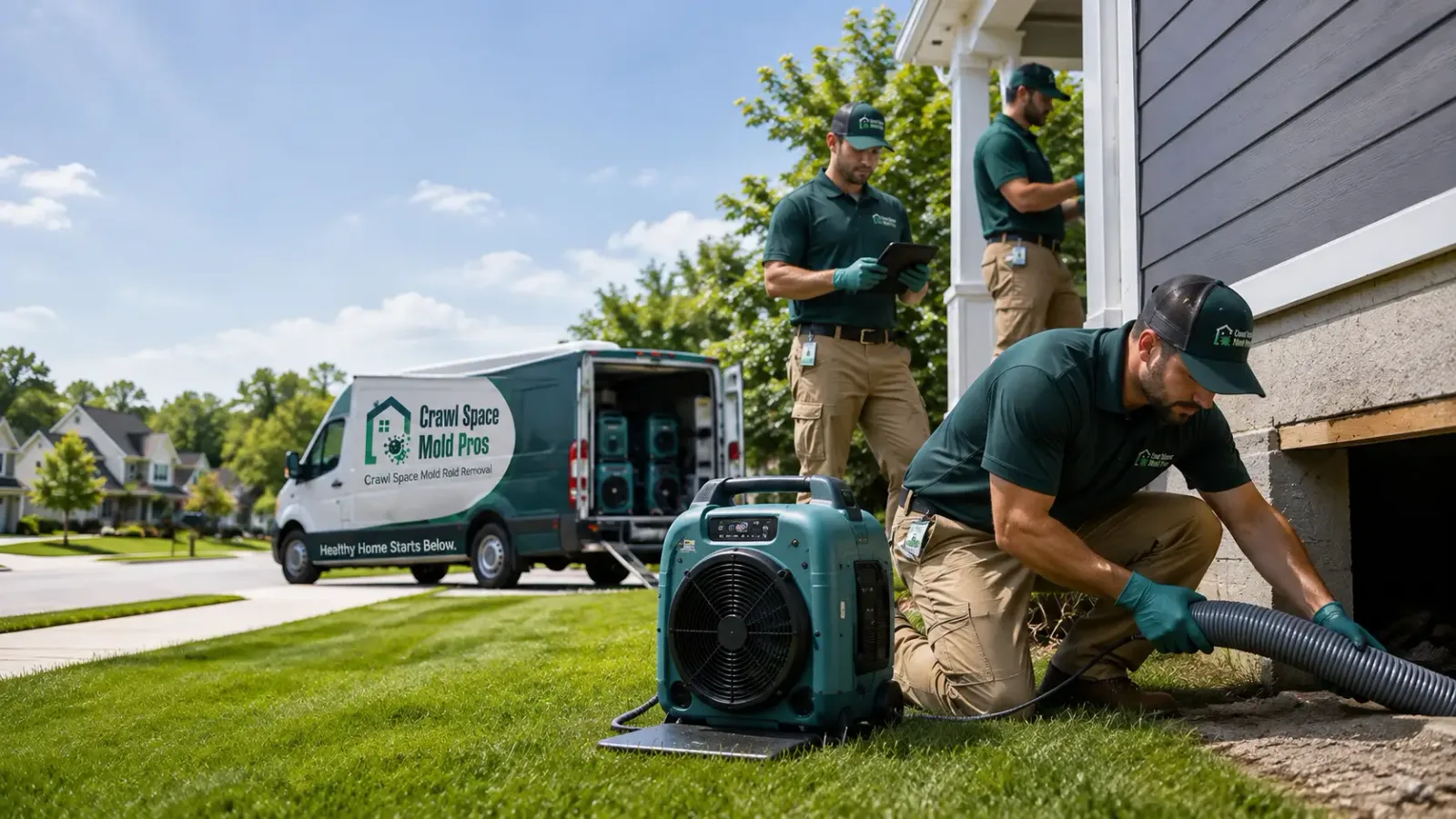 Crawl Space Mold Removal in Sanger, TX